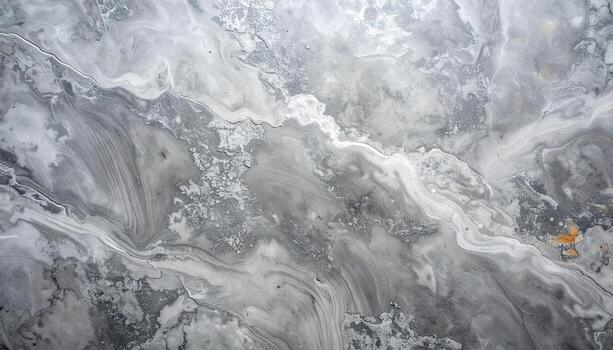 A beautiful abstract marble background showcases swirling gray and white patterns, creating a visually captivating texture for design and artistic applications. photo