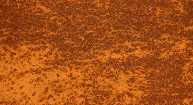 An abstract view shows a heavily rusted metal surface with dark brown textures and patterns creating an aged and weathered industrial design and backdrop for art. photo