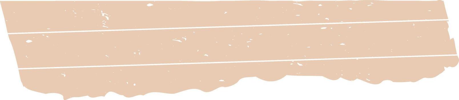 Torn Paper Sheet with Lines vector