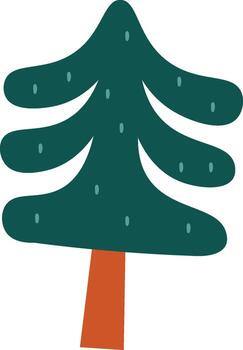 Abstract Pine Tree vector