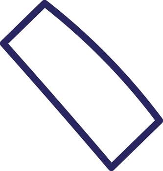 Geometric Rectangle Outline vector