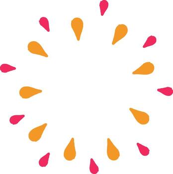 resumen lágrima modelo marco vector