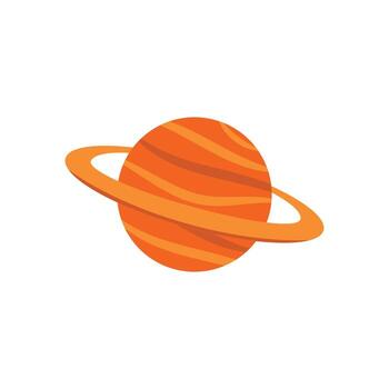Isolated object of saturn and ring sign. Graphic of saturn and stars stock symbol for web. vector