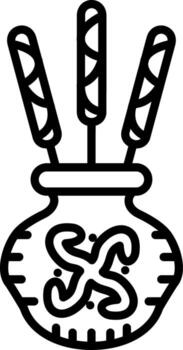 Incense UX Symbol Set Representation vector