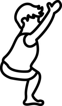 Chair Pose UI Pack Element Layout vector