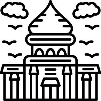 Capitol Travel Abstract UI Element Design vector