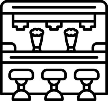 Bar Counter Stylized Visual Token Representation vector