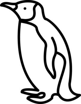 Penguin Compact Design Representation Layout vector