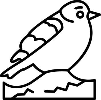 European Starling Dynamic Design Feature Layout vector