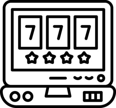 Online Gambling Balanced Visual Element Layout vector