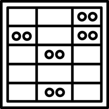 Table Of Rates Compact Design Representation Layout vector