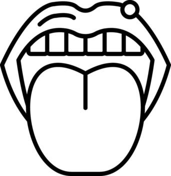 Tongue Professional UI Graphic Design vector