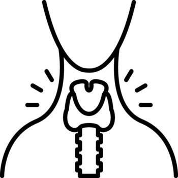 Thyroid Dynamic Design Feature Layout vector