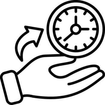 Time Management Modular Design Symbol Layout vector