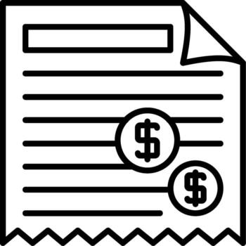 factura dinámica forma activo vector