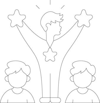 Successful Interactive Mark Design Graphic vector