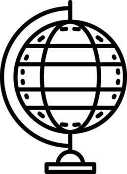 Globe Feature Focused Symbol Representation vector