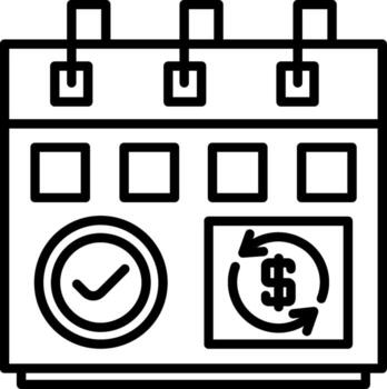 Subscription Model Elegant UI Object Graphic vector