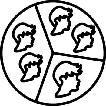 segmentación limpiar ux bosquejo ilustración vector