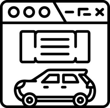 electrónico boleto monitor optimizado gráfico activo vector