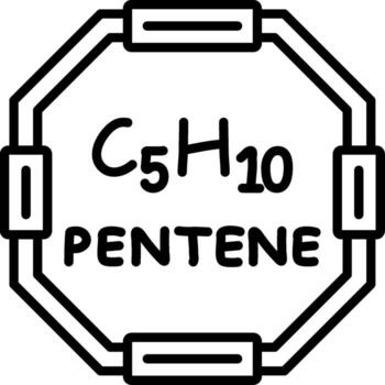 Pentene Application Graphic Design Asset vector