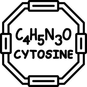 Cytosine Structured UX Symbol Layout vector