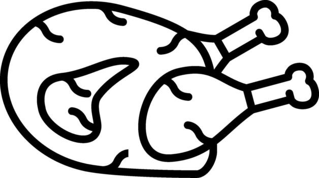 Fried Chicken Dashboard UI Element Graphic vector