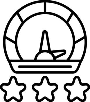 clasificación escala tablero ui elemento gráfico vector