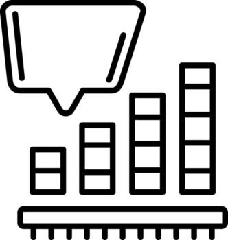 Comment Chart Modern Graphic Symbol Mark vector