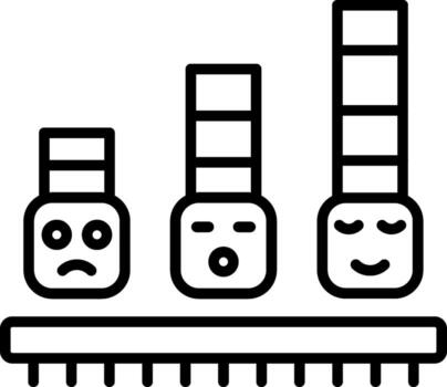 Feedback Statistics Interactive Mark Design Graphic vector