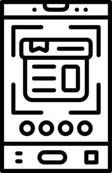 Tracking Number User Interface Graphic Asset vector