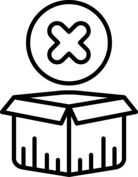 Out of Stock Interactive Mark Design Graphic vector