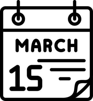 15 March Dashboard UI Element Graphic vector