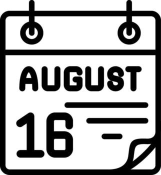 16 August Functional Art Element Layout vector