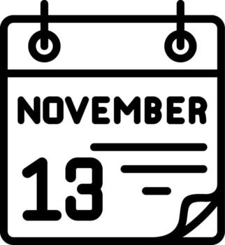 13 noviembre tablero ui elemento gráfico vector