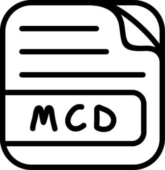 MCD File Intuitive UI Feature Layout vector