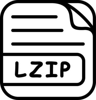 LZIP File Clean UX Sketch Illustration vector