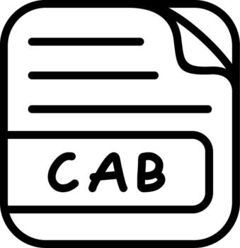 CAB File Dynamic Shape Asset vector