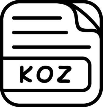KOZ File User Interface Element Graphic vector