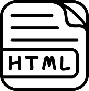 html archivo interfaz simpático gráfico elemento vector