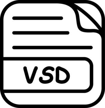 VSD File Utility Focused Shape Element vector