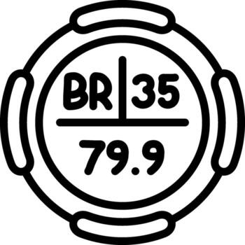 Bromine Structured UX Symbol Layout vector