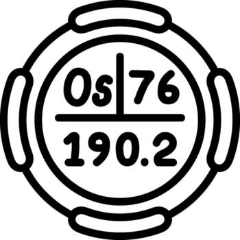 Osmium Minimal Visual Object Form vector