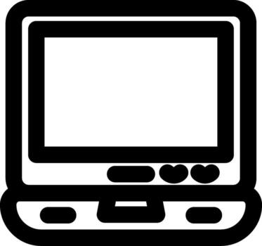 Laptop Feature Highlight Mark Layout vector