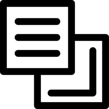 Copy Minimal Line Feature Graphic vector