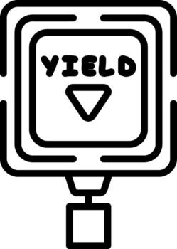 Yield Interactive Mark Design Graphic vector