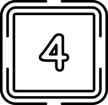 Counting Four Interface Style Guide Layout vector