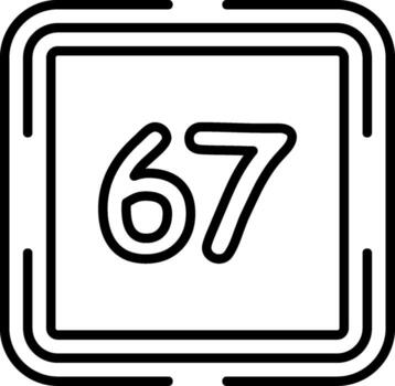 Counting Sixty Seven Design System Mark Element vector