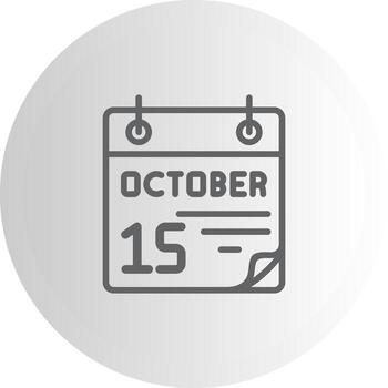 15 octubre tablero ui elemento gráfico vector