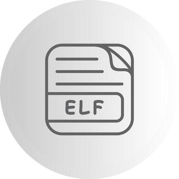 ELF File Interface Style Guide Layout vector